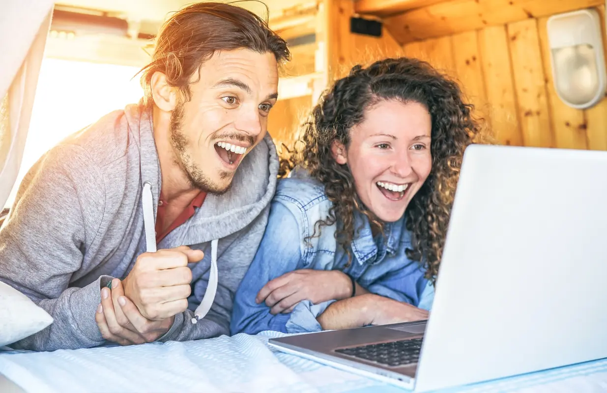 researching the first steps to buying a house online for the first time